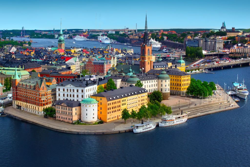 Stockholm - Z letalom na poti