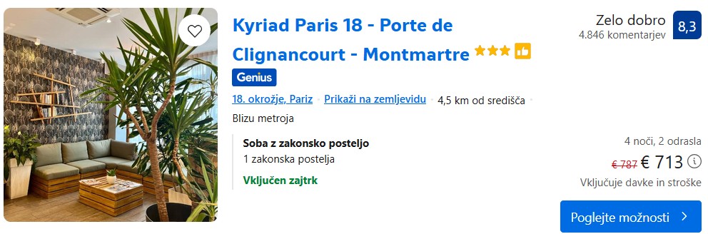 Paris - Z letalom na poti